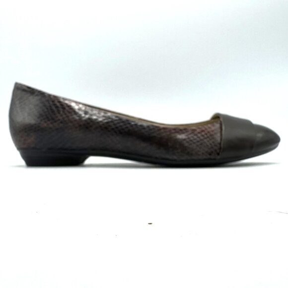 Naturalizer Patricia, Brown Print Women's Shoes Size 7-1/2M With Box - Picture 4 of 9